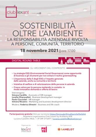 Course Image Sostenibilità oltre l'ambiente